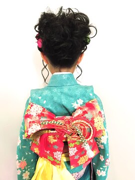 エンヴィー 町田(ENVY) 七五三☆7歳女の子の着付け＆ヘアセット☆★