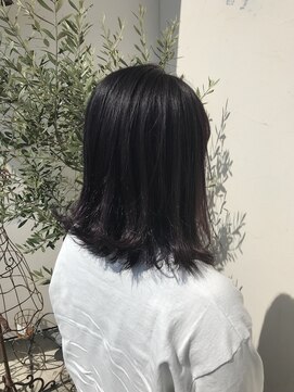 モカ ヘアーデザイン(moca HAIR DESIGN) 暗めの外ハネボブ