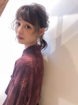 くるりんぱで作る目線をゲットするオーガニックカラーアレンジ♪