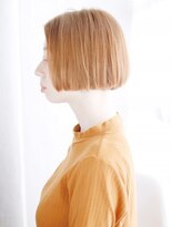 ナル 白山神社参道通り店(nalu)&nbsp;ハイトーンセンターパートボブ