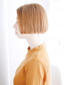 ナル 白山神社参道通り店(nalu) ハイトーンセンターパートボブ