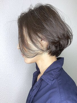 クラルス バイ アルティナ 溝の口店(Clarus by artina) ハンサムボブ×パールベージュ【Clarus溝の口】