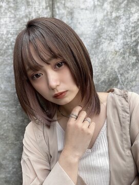 ブルーダー(Bruder) インナーカラー  ウルフ　  イヤリングカラー 　エアリーミディ