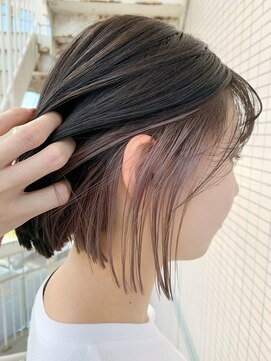 ドレ(DORE) ミルクティー【インナーカラー、ミニボブ】