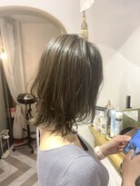 ロンドアベニール 北千住(Lond avenir)&nbsp;ニュアンスウルフレイヤー　シアーグレージュ　西田大樹