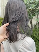 ジリー(gilly)&nbsp;【gilly】THROW×ブルーグレージュ