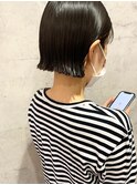 黒髪×ミニボブ