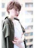 アッシュ小顔ショートカーキスタイル【Cloud zero】