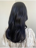【Cuem 小原】ブルーラベンダー　艶髪　暗髪