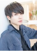 ツーブロック/束感/センターパート/モテる/短髪/刈り上げ/黒髪