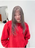 顔まわりレイヤー　シアーグレージュ