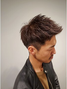 オムヘアーツー (HOMME HAIR 2) メンズフェザーアップショート　HOMMEHAIR2nd江ヶ崎