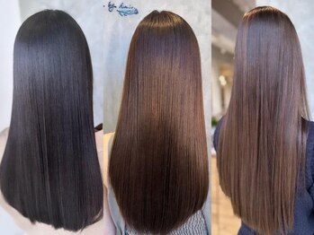 リリーバイヘア(Lily by hair)の写真/ファーストエイジにも◎くせ・うねりの改善など大人女性の悩みに応えるために、髪の状態に合わせて施術☆