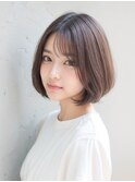 20代30代40代大人可愛いことりベージュレイヤーカット小顔