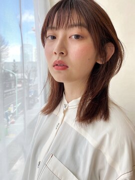 トリッカ シブヤ(TRICCA SHIBUYA) 酸性ストレート/小顔カット/顔周り/10代/20代/30代/ナチュラル