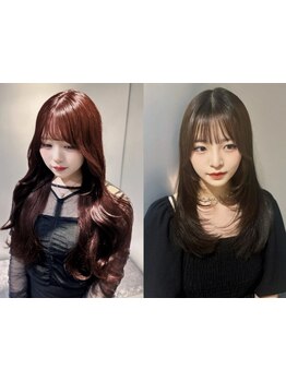 【口コミ多数】アルーシェだからこそ叶えられるデザインカラーが大人気♪心斎橋/なんば/髪質改善