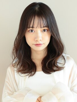 アフロート トウキョウ(AFLOAT TOKYO) ナチュラル小顔前髪あり後れ毛サイドバング結べるくびれヘア