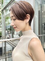 ビュートリアム 南青山(BEAUTRIUM)&nbsp;大人前髪なしショートハンサムショートショートボブ30代40代50代