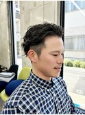 メンズショートパーマ