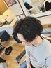 カット＋ツイスト系パーマ＋トリートメント　(フェード＋550円)