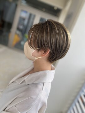 シールドヘアー 沖縄 新都心(C'LD Hair) ショートカット*イエローベージュ