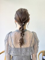 ヘアー アイス 御器所本店(HAIR ICI)&nbsp;ヘアセット/結婚式ヘア/編みおろし/20代