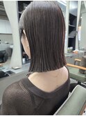 丸くならないボブ×アッシュグレー