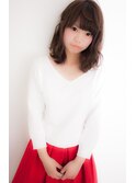 イルミナ×透明感☆鎖骨でゆれる柔らかセミディ