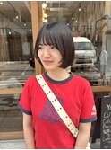 前上がりレイヤーボブ