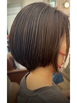 エモーション emotion hair 部分ブリーチ