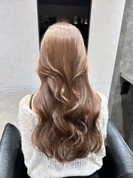 エースヘアー(A.hair) ピンクベージュ/レイヤーカット/髪質改善トリートメント