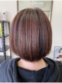 ワンカールボブ×レッドブラウン