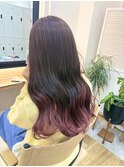 ピンクラベンダーグラデーション