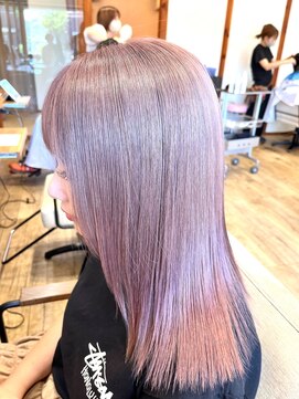 冬だけどハイトーンに！ピンクベージュ