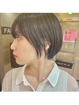 アンフィ 稲田堤(Anphi)&nbsp;ボブ寄りのショートボブ