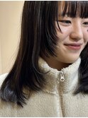 顔周りで可愛く