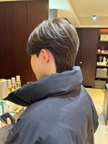 アルム オモテサンドウ(ALLM omotesando)&nbsp;シースルーマッシュ メンズカット メンズ韓国ヘア 原宿 表参道