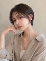 ワゴンバイアフロート(Wagon by afloat)&nbsp;コンパクトショート×おくれ毛ショート30代40代50代丸顔面長池袋