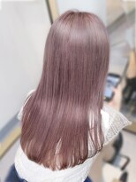 ルノヘアー(Lunohair) ◎髪質改善◎ピンクベージュ◎ブリーチなし透明感カラー×艶髪