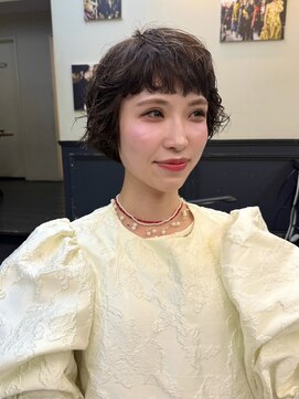 ヒート バイ アンカットラウンジ 渋谷(HEAT by UNCUT&LOUNGE) ショートパーマ/オン眉パーマ/ニュアンスパーマ/渋谷