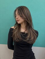 アース 熊本嘉島店(HAIR&MAKE EARTH)&nbsp;ハイライト×レイヤーカット