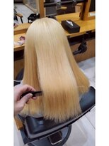 アース 一宮店(HAIR & MAKE EARTH) 夏のブロンドヘア+艶補修トリートメント