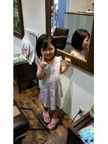 美容室 ボンド(Bonds) お子様前下がりボブ