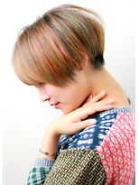 レンジシキチジョウジ (RENJISHI KICHIJOJI)&nbsp;ツーブロックマッシュのベリーショート 2【RENJISHI 】