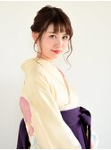 袴に似合う*編み込みアップ【AUTRE綱島店】
