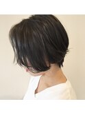ハンサムショート×ダークアッシュ