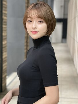 アフロート ギンザ(AFLOAT GINZA) AFLOAT GINZA【仲道 弘泰】シースルーバングの大人ショートヘア