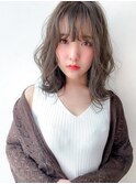 ダブルカラー×ハイライトカラー×メッシュカラー×こなれミディ