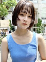 アイティー バイ アルバム 中野店(IT by ALBUM) レイヤーボブ_ショコラベージュボブルフベビーバング_28740