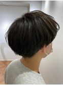時短アイブロウ_センターパート, サイドパート,韓国マッシュ